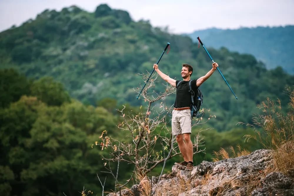 Fishing activity in Uttarakhand river