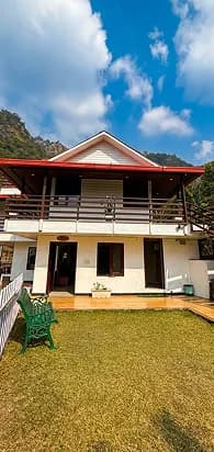 House exterior with lawn